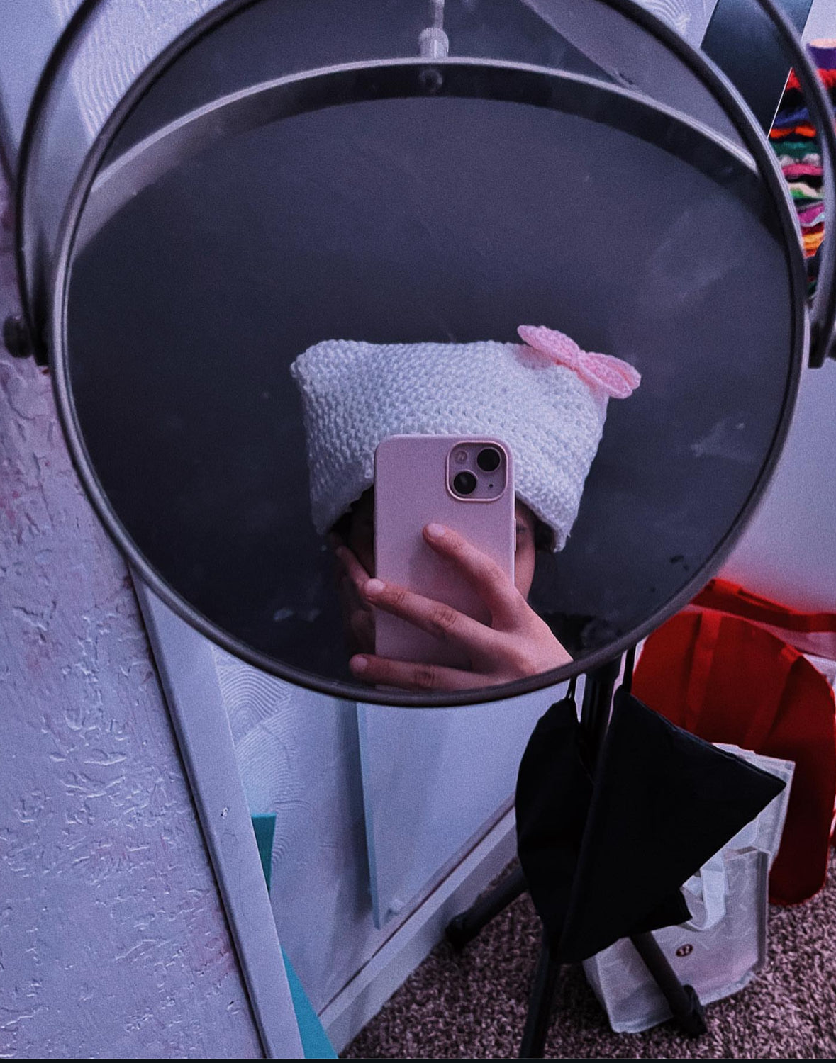 Hello kitty satin lined beanie