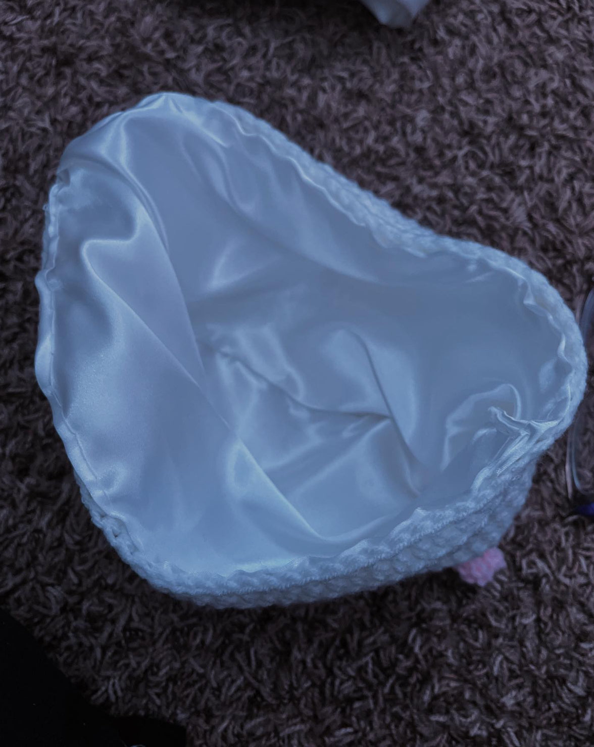 Hello kitty satin lined beanie